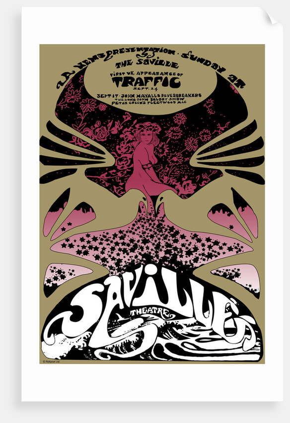 Traffic Saville Theatre Poster by Rokpool